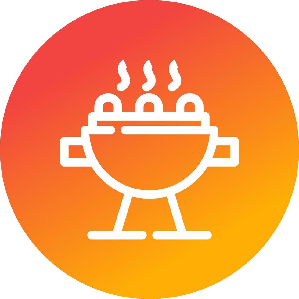 Grill kreatives Icon-Design vektor