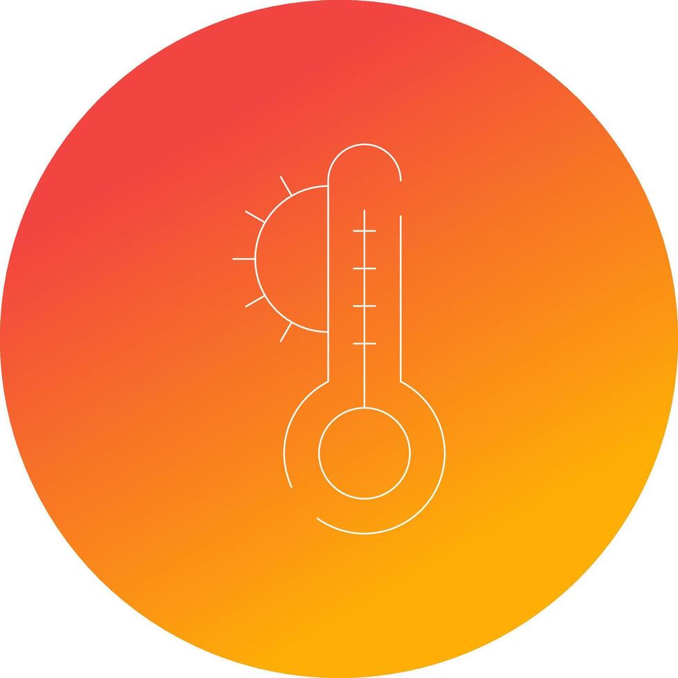 Temperatur kreatives Icon-Design vektor