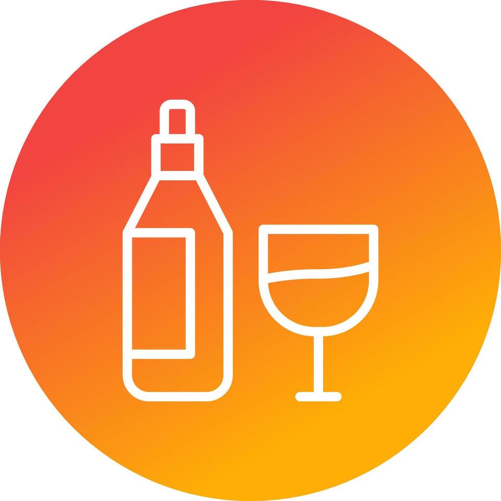 Wein kreatives Icon-Design vektor