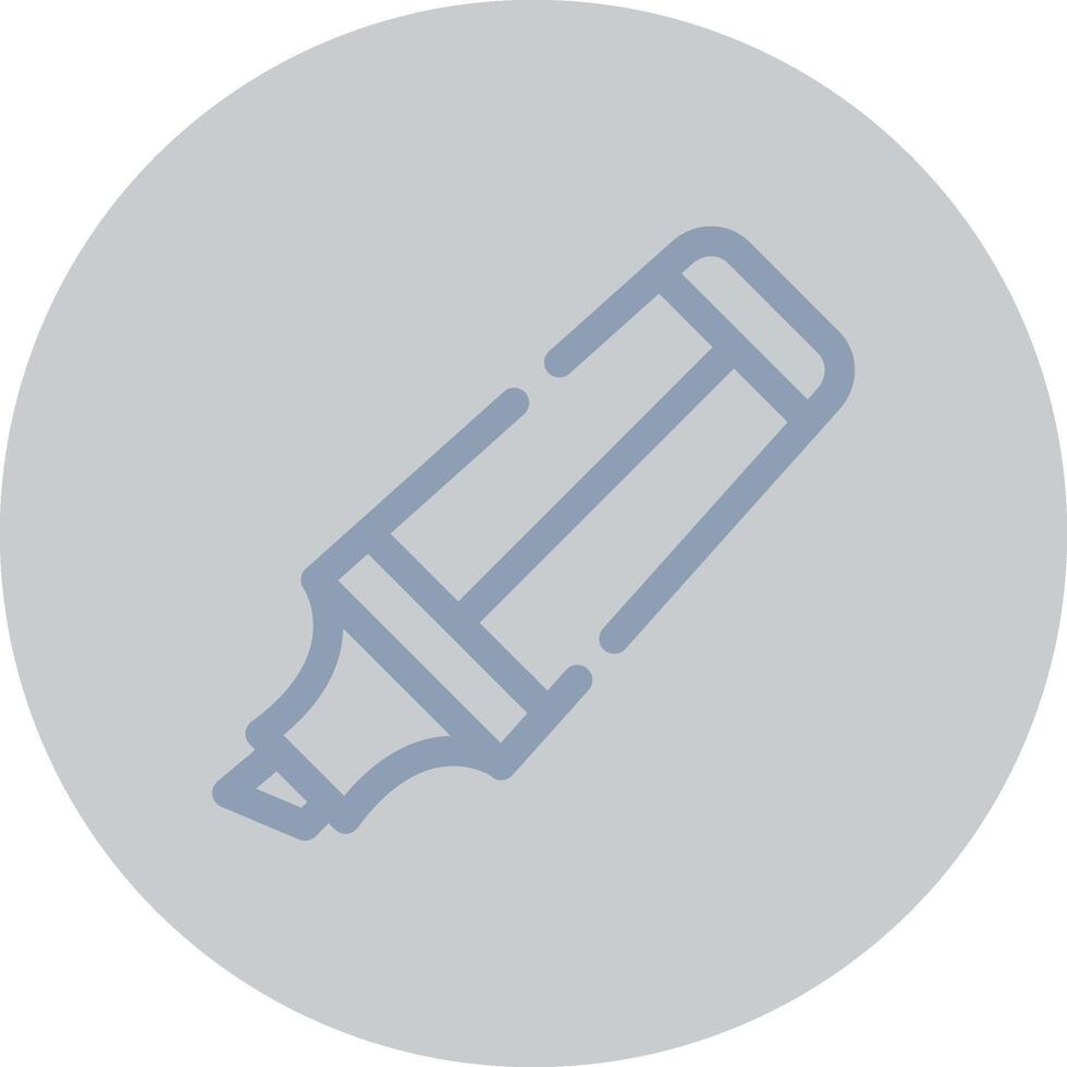 Textmarker kreatives Icon-Design vektor