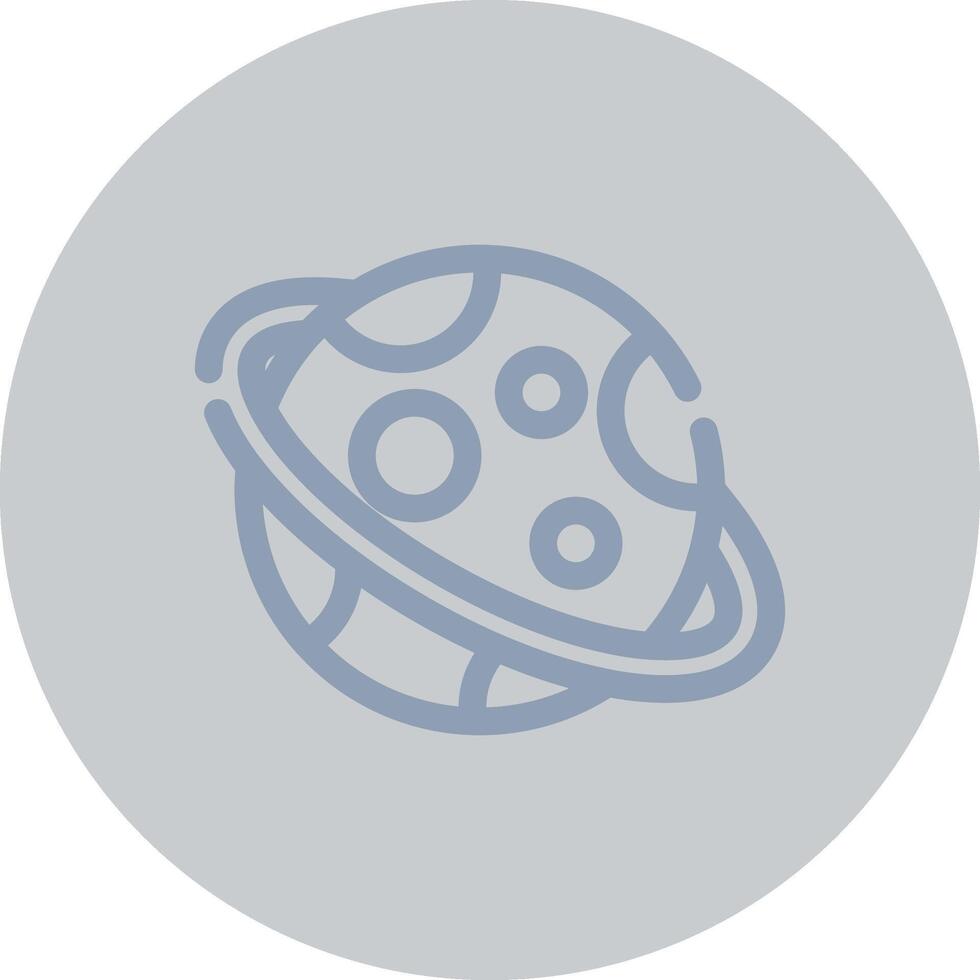 Planet kreatives Icon-Design vektor