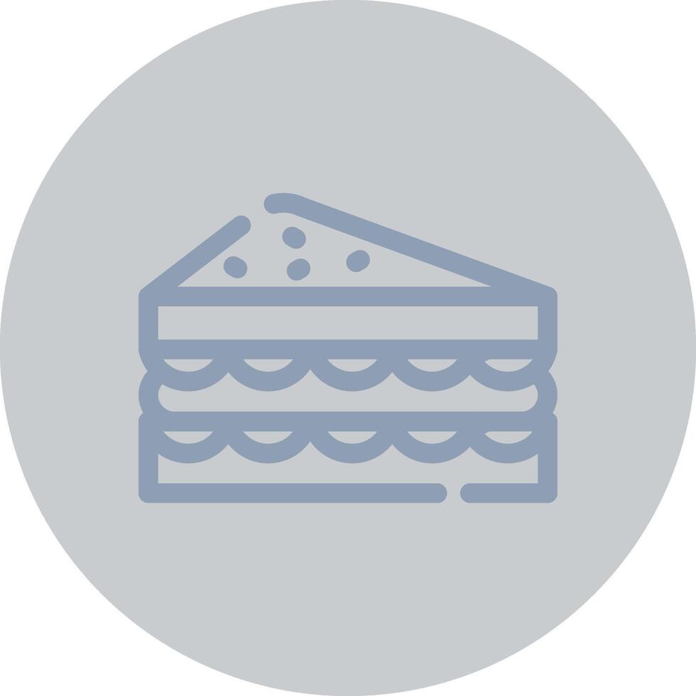 Sandwich kreatives Icon-Design vektor