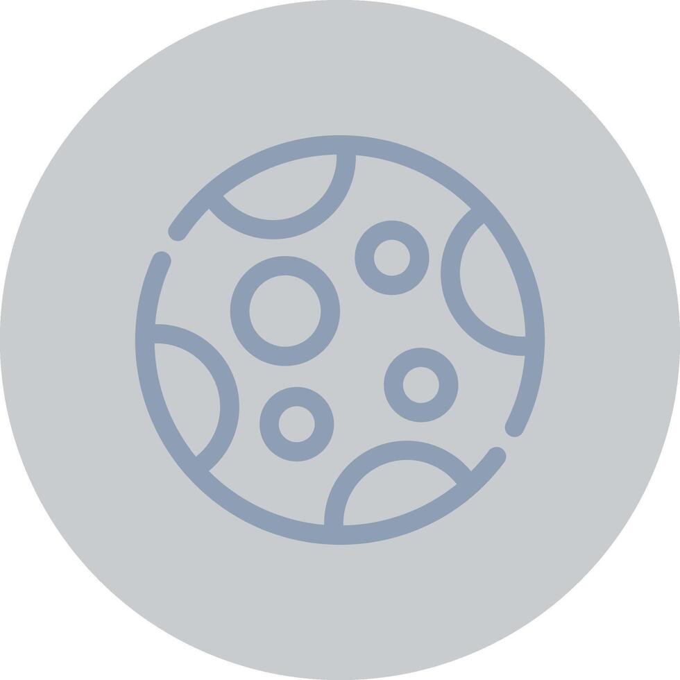 Mond kreatives Icon-Design vektor