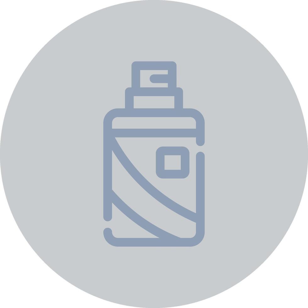 Haarspray kreatives Icon-Design vektor