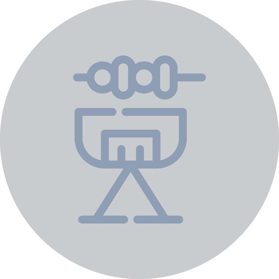 BBQ kreatives Icon-Design vektor