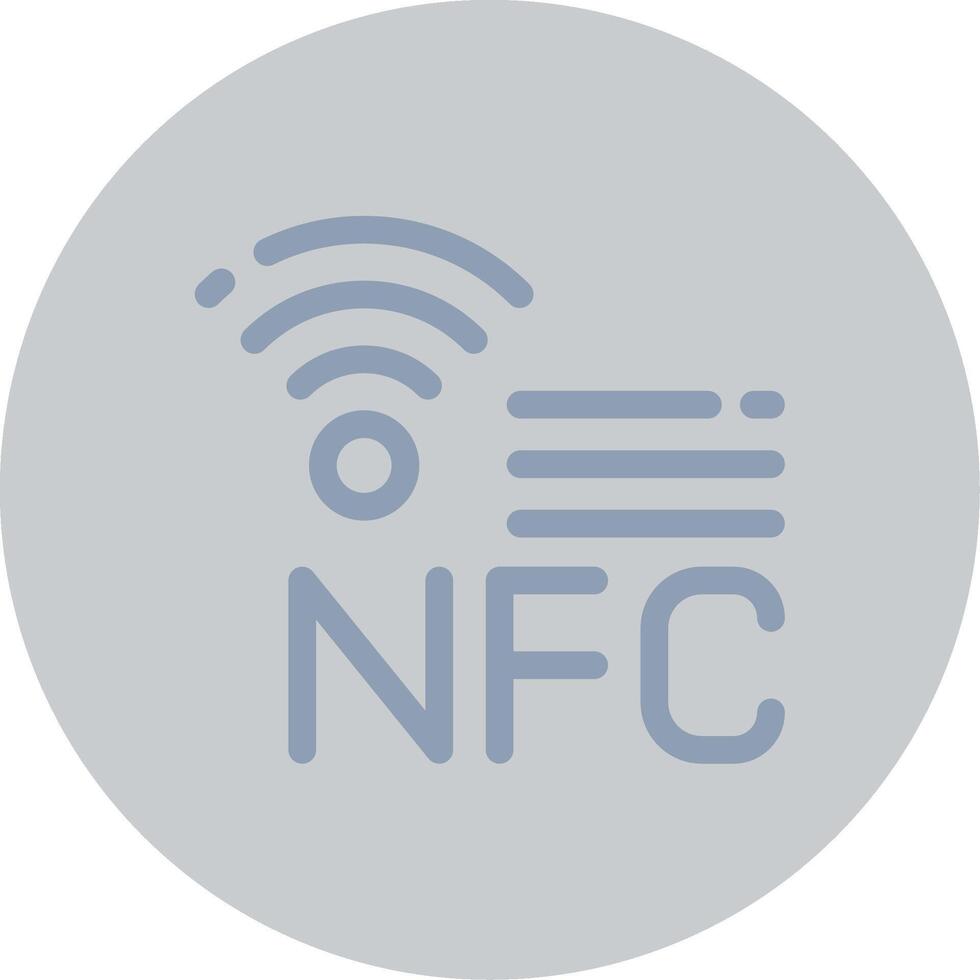 nfc kreativ ikon design vektor