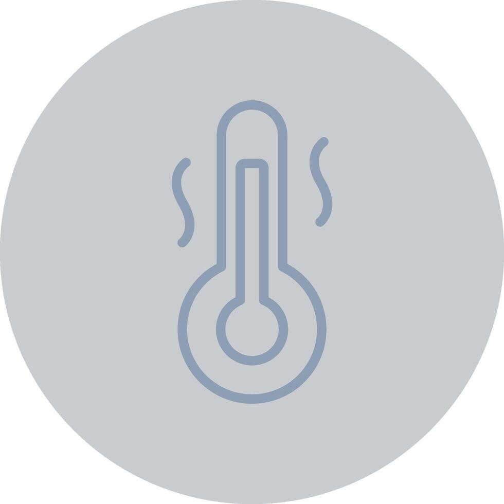 kreatives Icon-Design bei heißen Temperaturen vektor