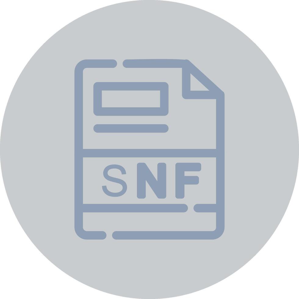 snf kreativ Symbol Design vektor