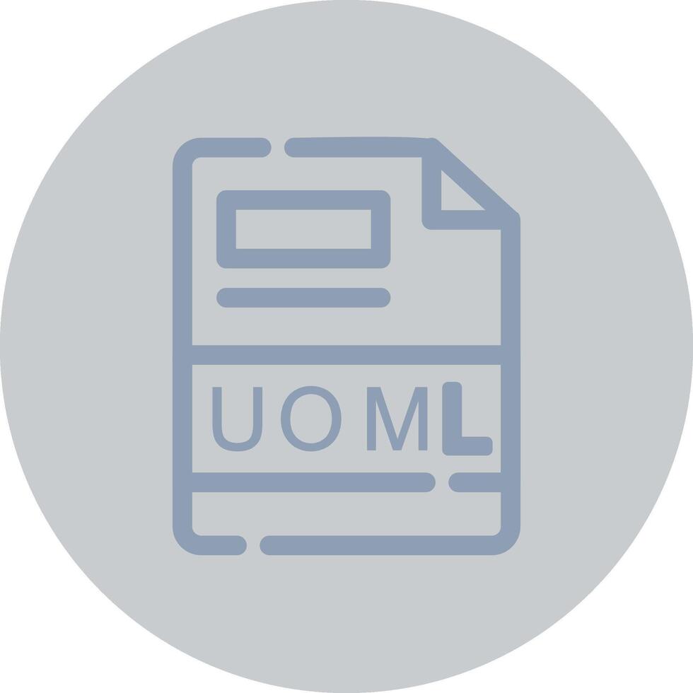 uoml kreativ Symbol Design vektor