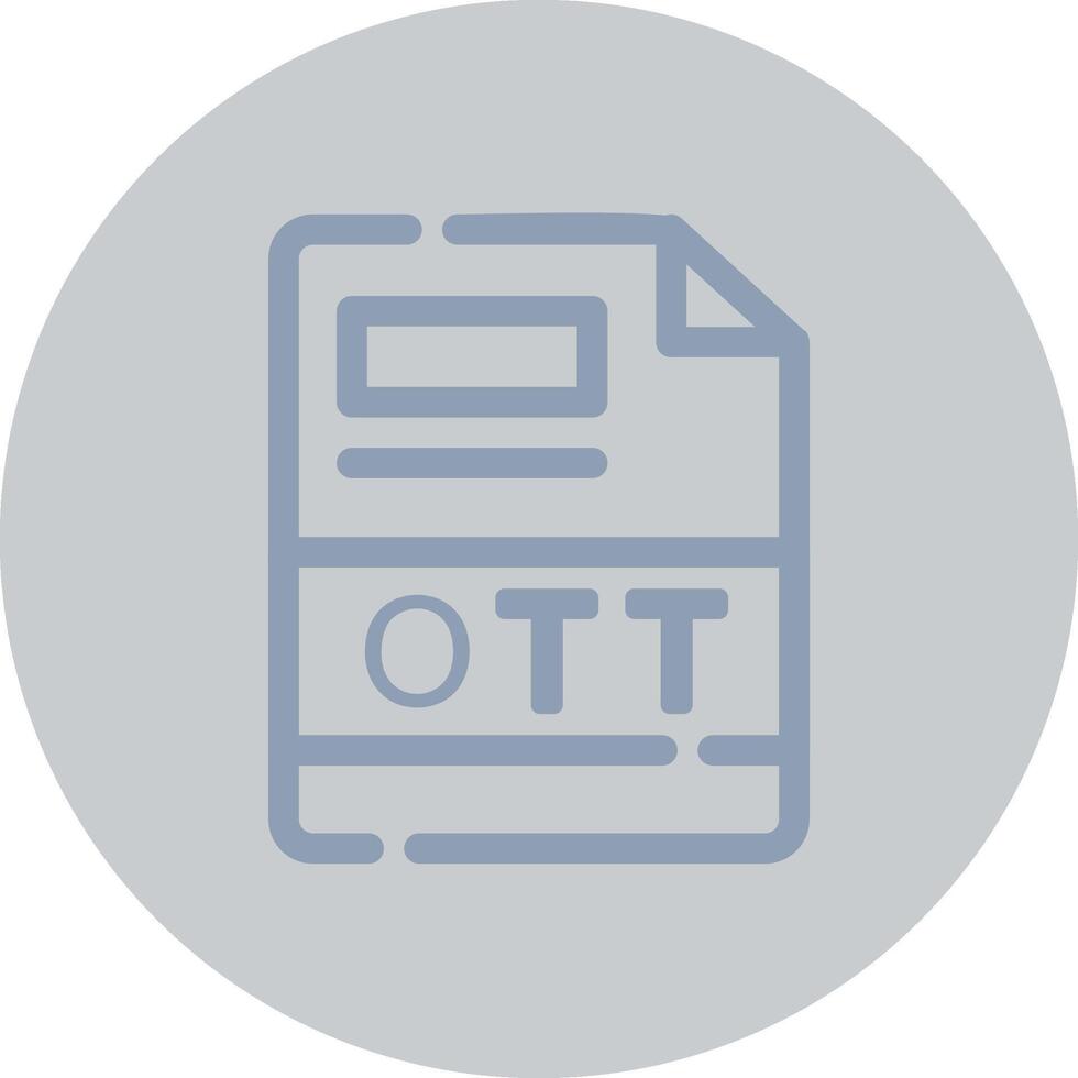 ott kreativ Symbol Design vektor