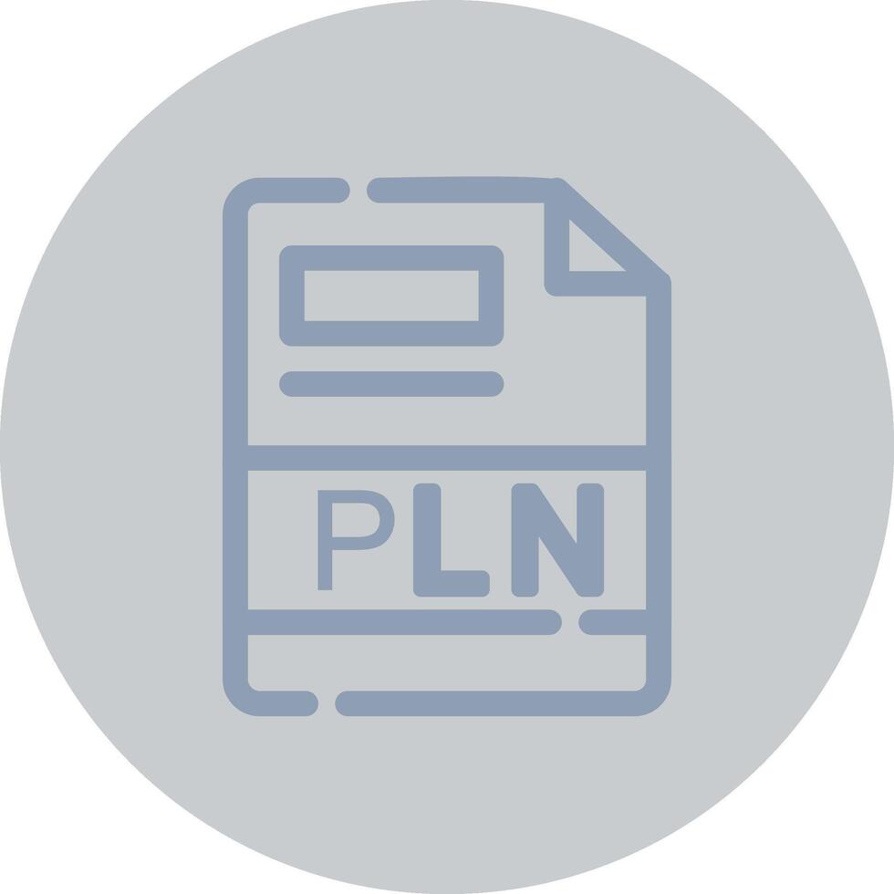 pln kreativ Symbol Design vektor