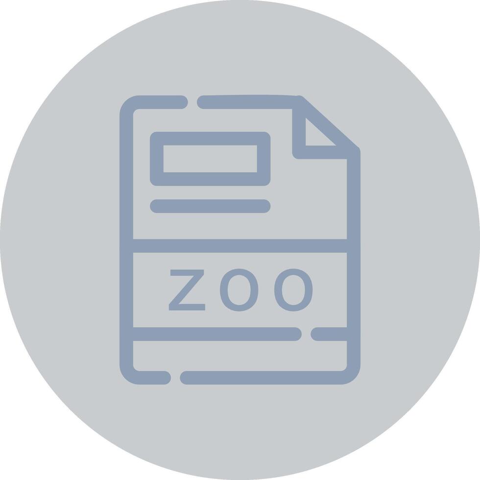 Zoo kreativ ikon design vektor