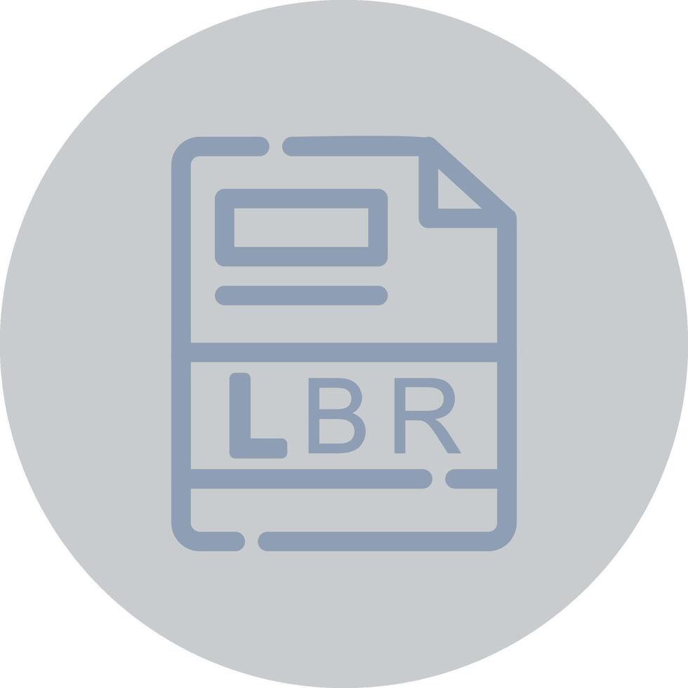 lbr kreativ Symbol Design vektor