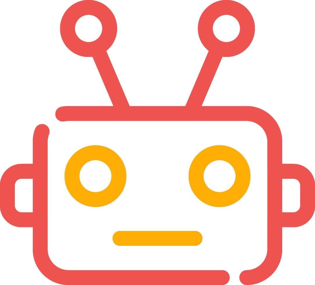 Chatbot kreatives Icon-Design vektor