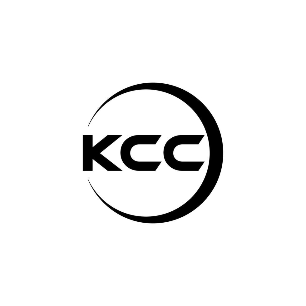 kcc Brief Logo Design, Inspiration zum ein einzigartig Identität. modern Eleganz und kreativ Design. Wasserzeichen Ihre Erfolg mit das auffällig diese Logo. vektor