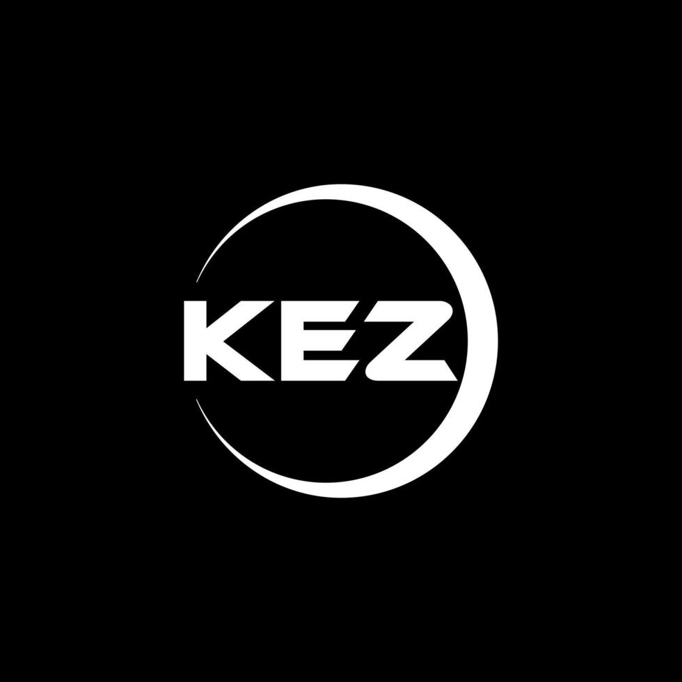 kez Brief Logo Design, Inspiration zum ein einzigartig Identität. modern Eleganz und kreativ Design. Wasserzeichen Ihre Erfolg mit das auffällig diese Logo. vektor