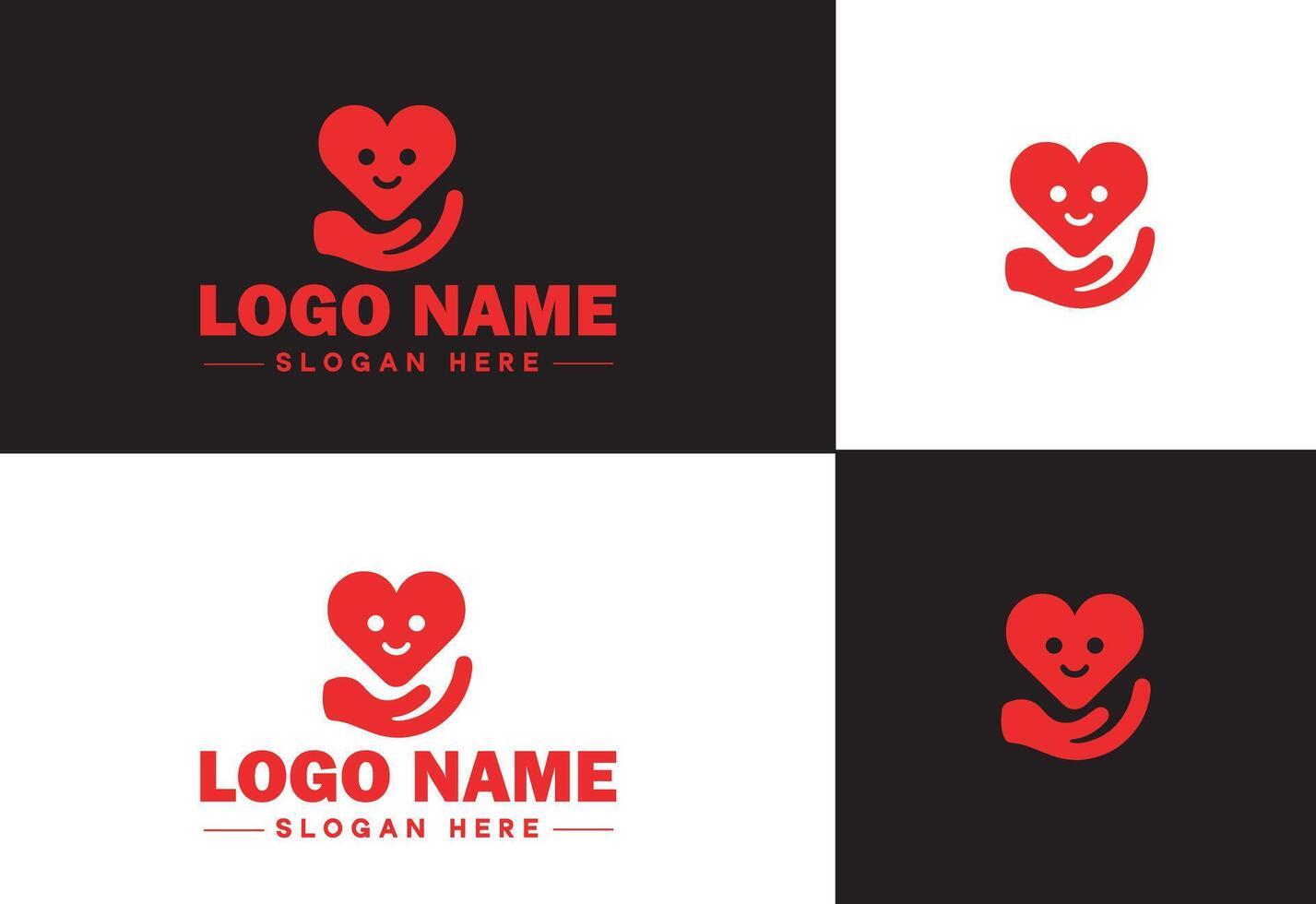 Herz Logo Valentinsgrüße Tag Vektor Kunst Symbol Grafik zum Gesundheit Symbol Herz Logo Vorlage