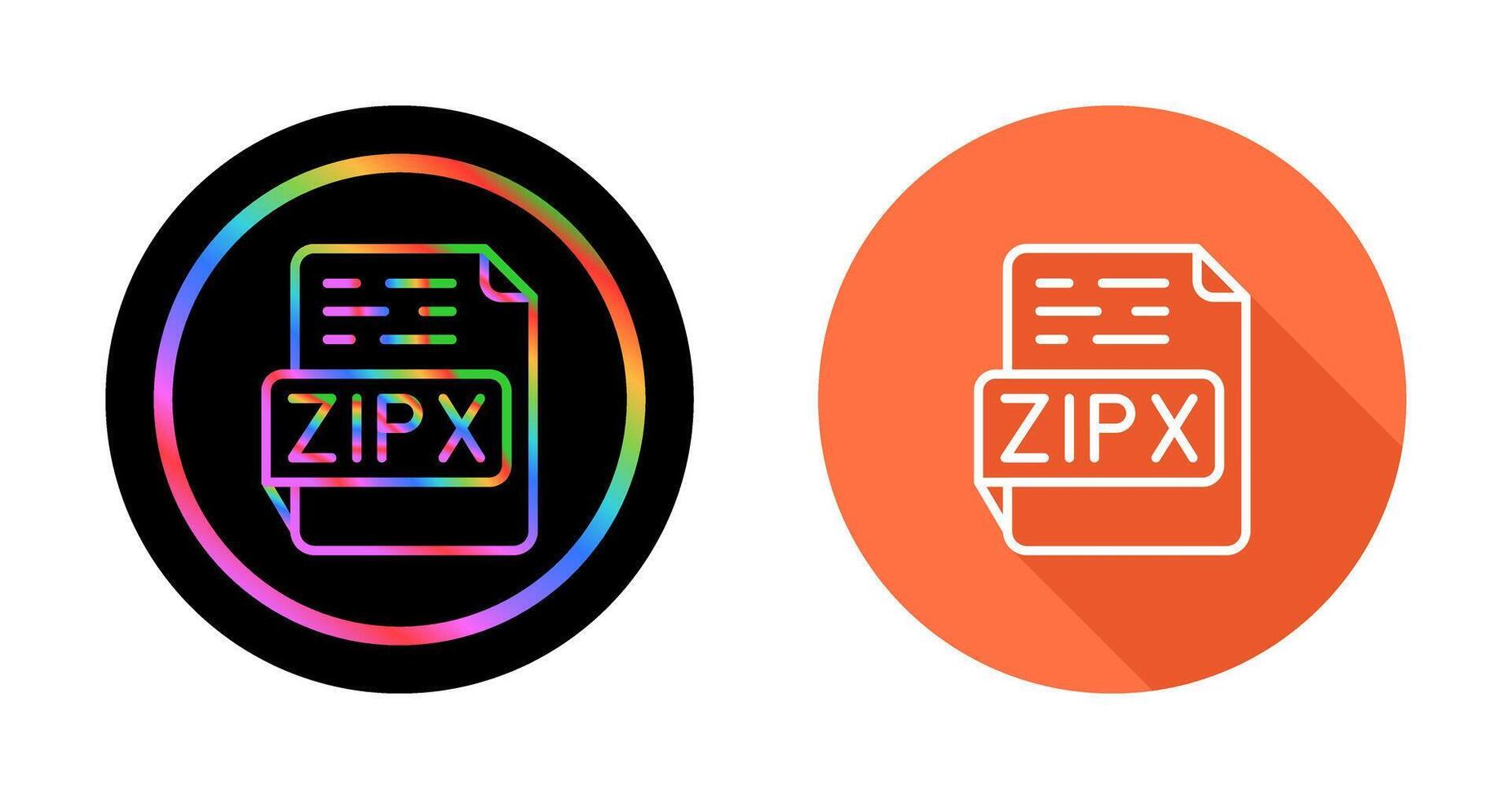 zipx vektor ikon