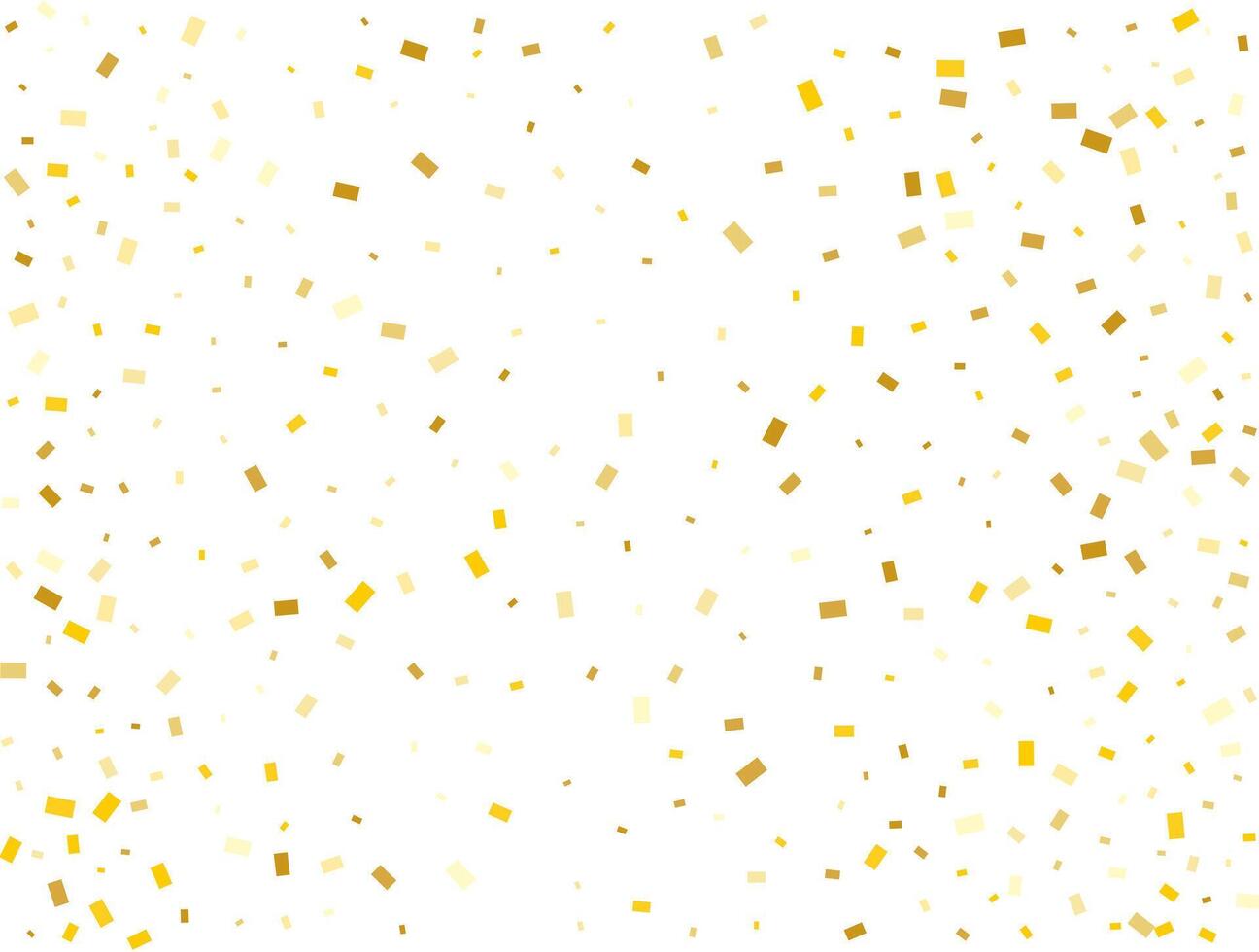 Weihnachten golden Rechtecke Konfetti Hintergrund. Vektor Illustration