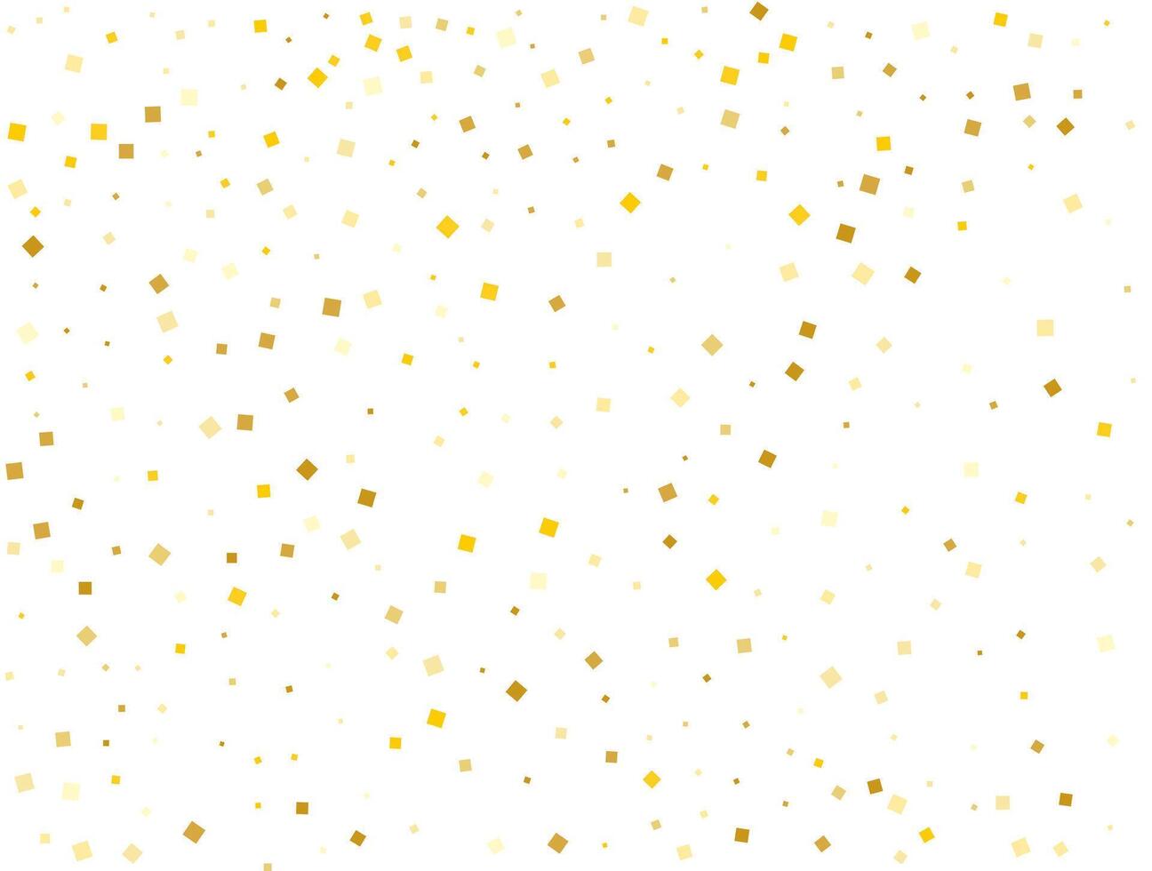 lyx guld fyrkant konfetti. vektor illustration