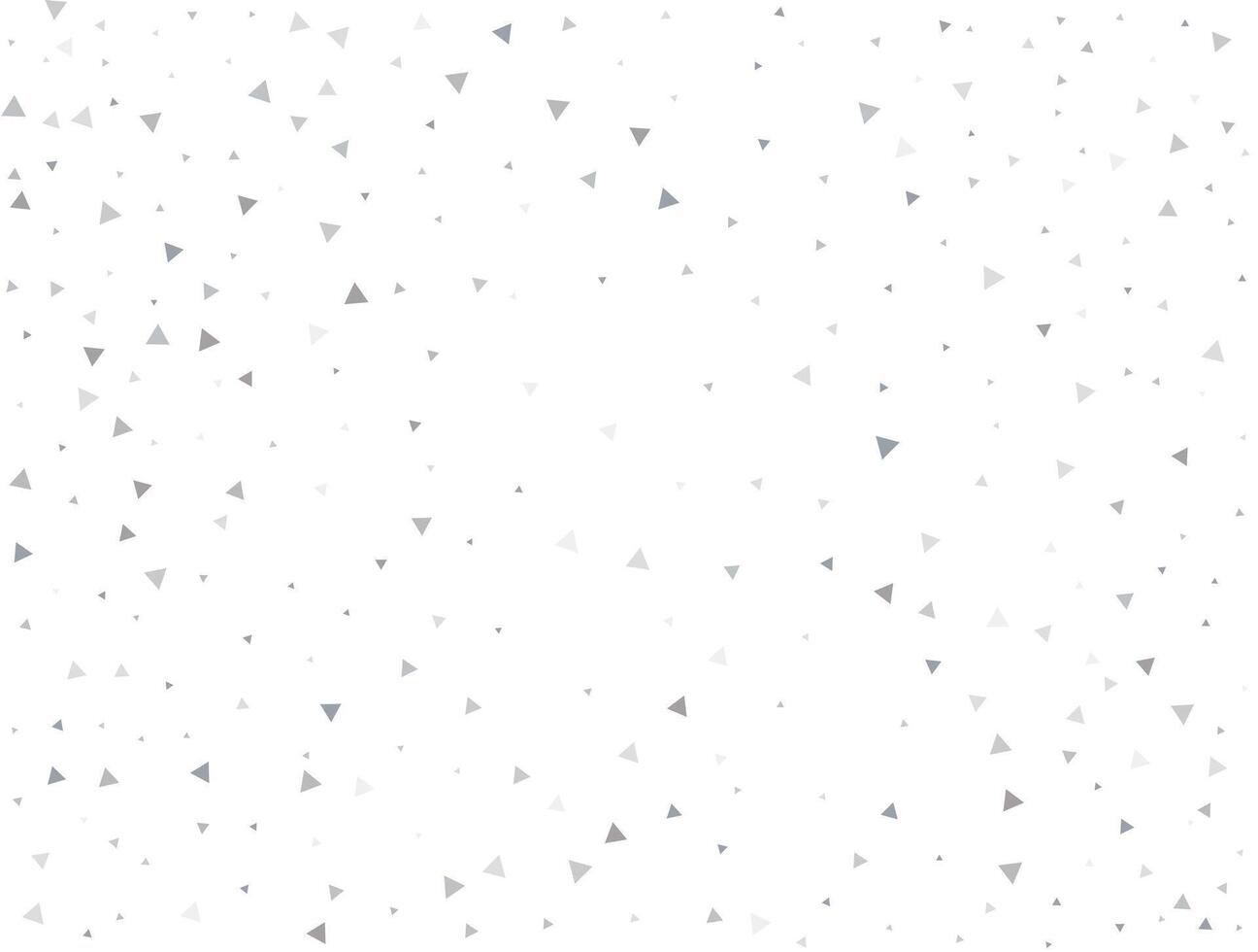 födelsedag ljus silver- triangel- glitter konfetti bakgrund. vit festlig textur. vektor