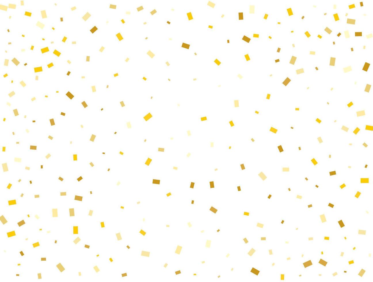 jul gyllene rektanglar konfetti bakgrund. vektor illustration