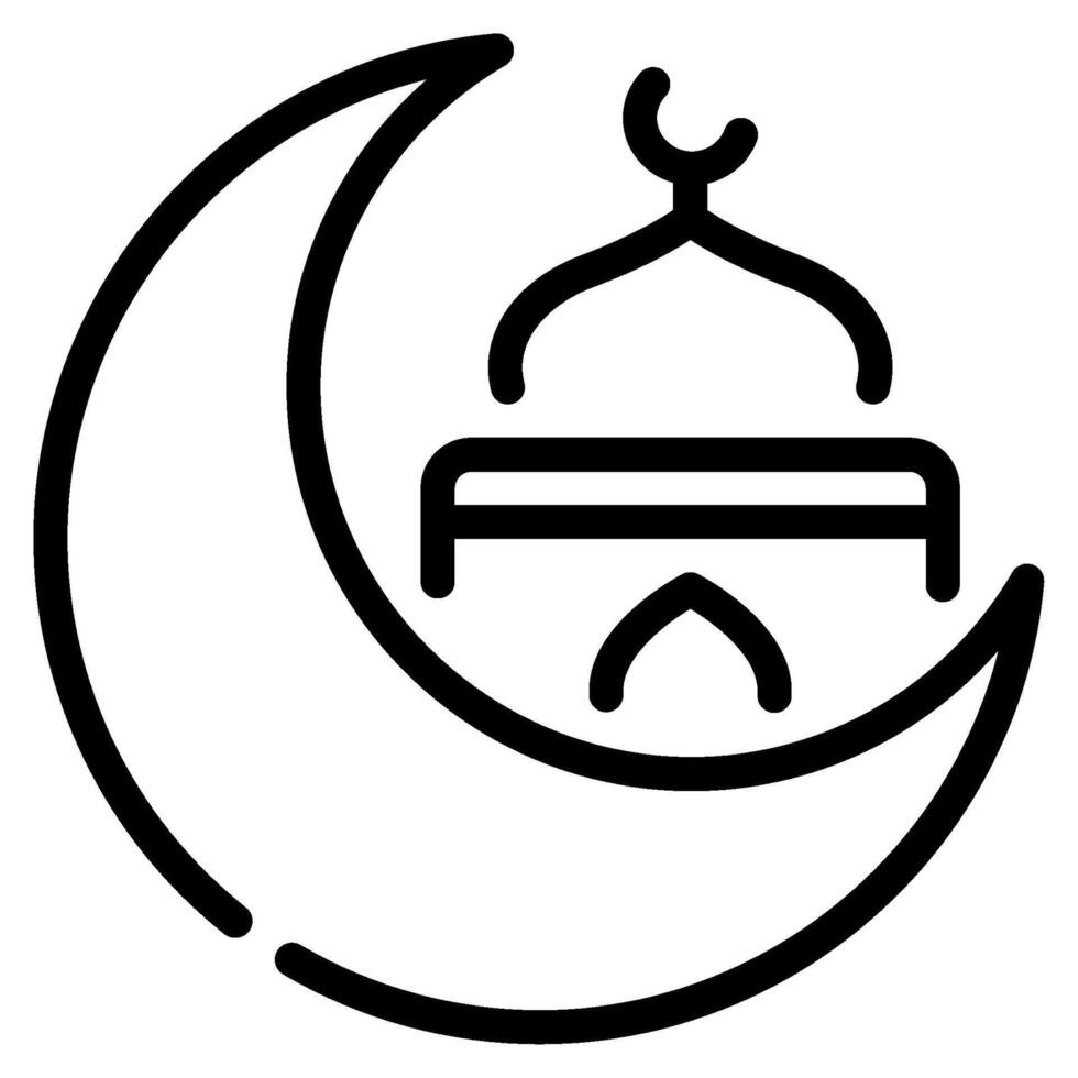 ramadan kareem ikon ramadan, för infografik, webb, app, etc vektor