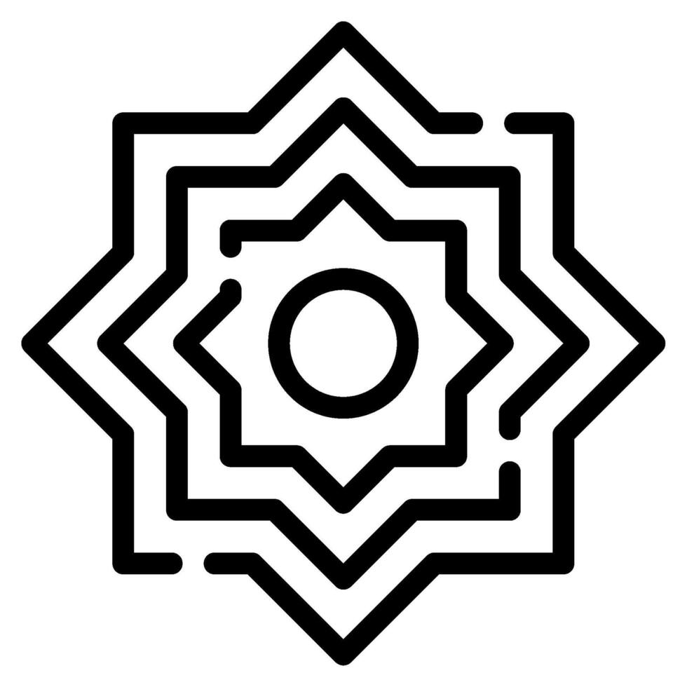 islamic mönster ikon ramadan, för infografik, webb, app, etc vektor