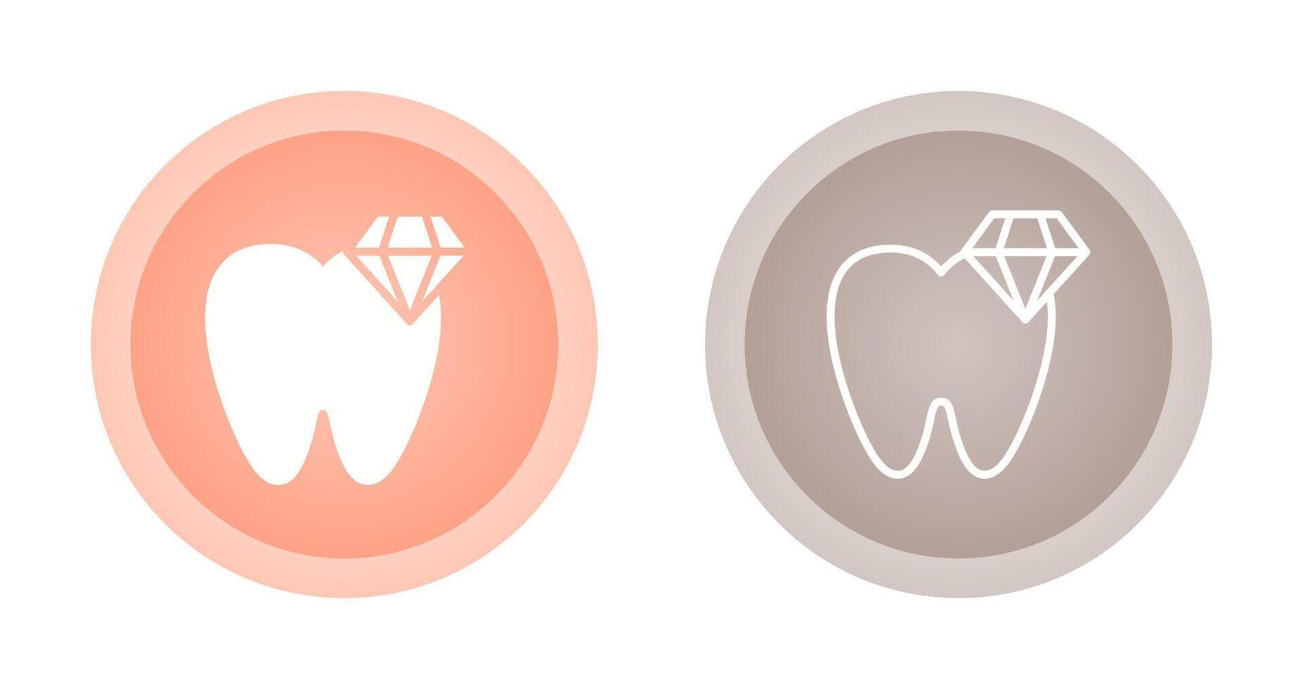 Weiß Zähne Vektor Symbol