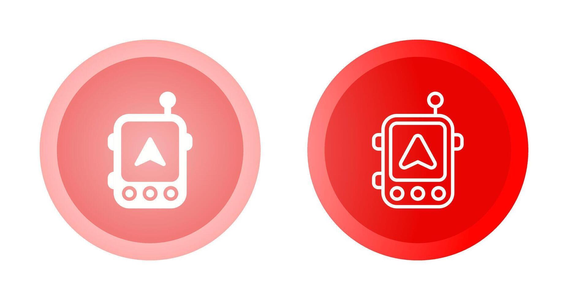 Geographisches Positionierungs System Navigation Gerät Vektor Symbol