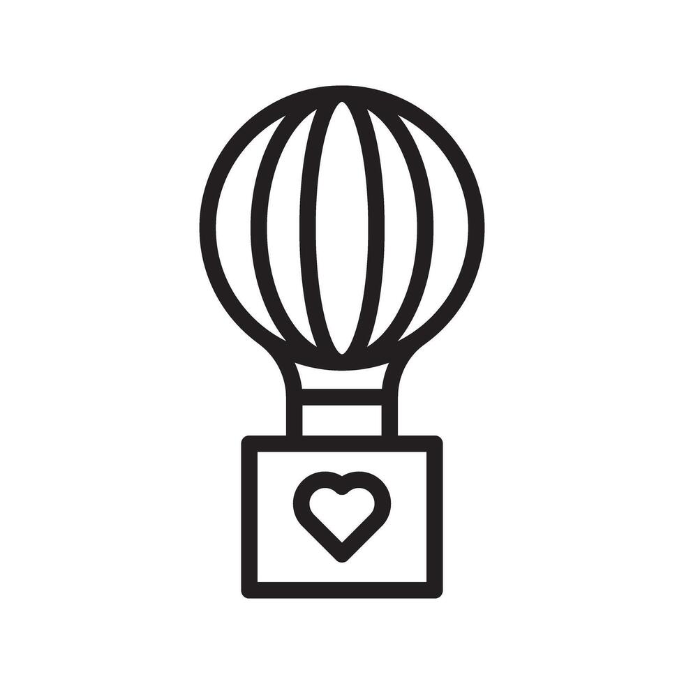 Luft Ballon Valentinstag Tag zum Dating Abendessen liebend Paar Geschenk glücklich romantisch Urlaub Herz Liebe Dekoration Männer Frauen Geschenk vektor