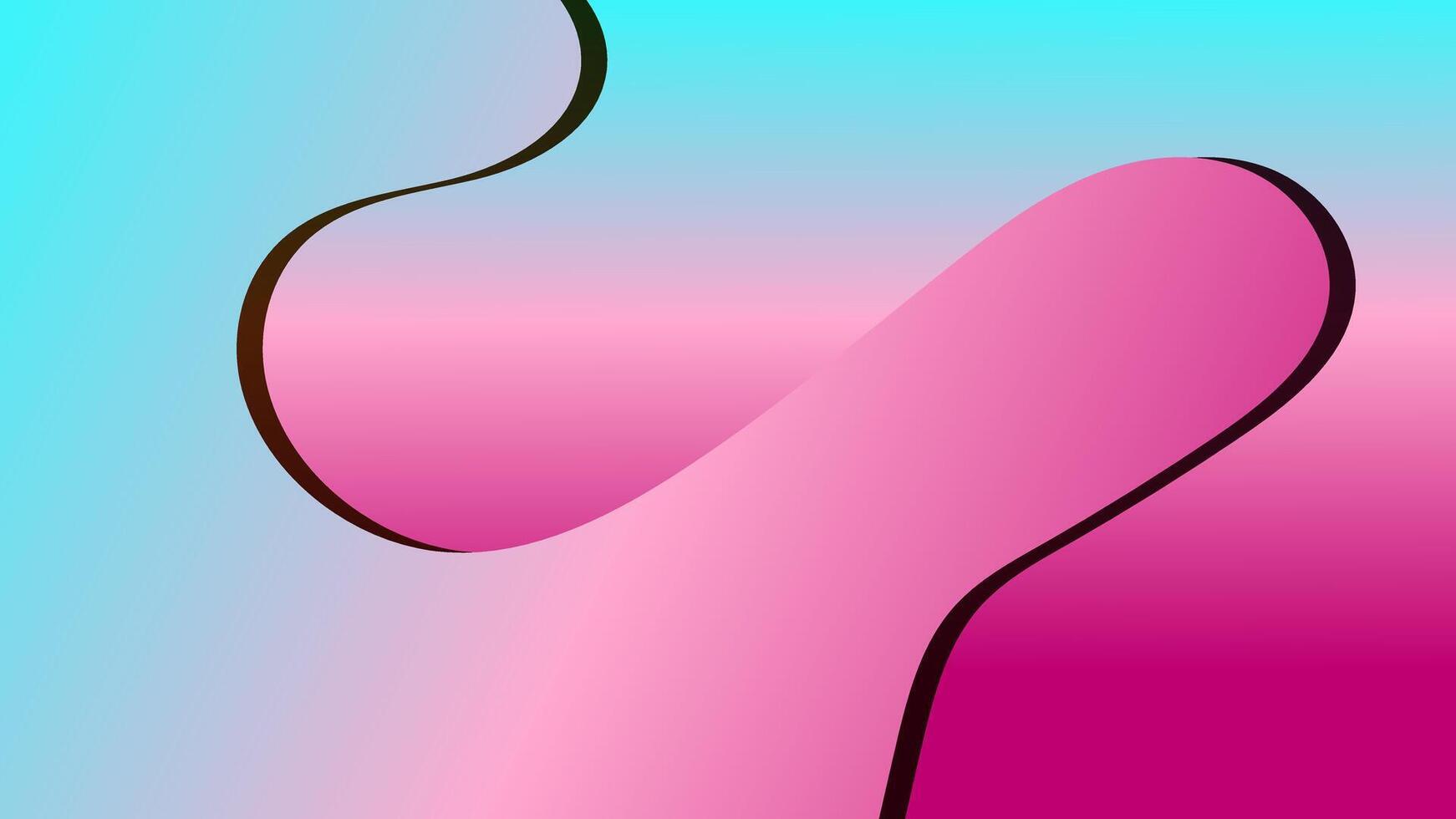 abstrakt bakgrund med geometrisk former lutning slät flytande Färg design vektor mall Bra för modern hemsida, tapet, omslag design