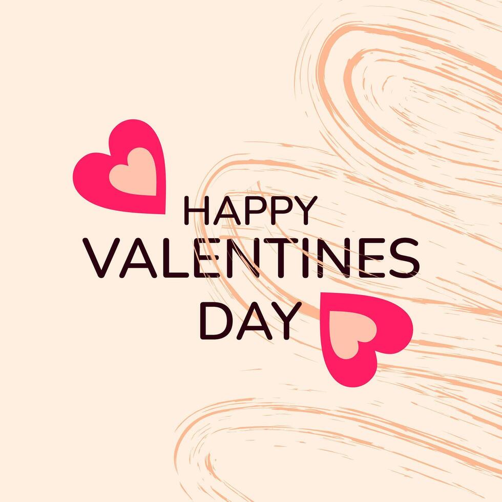 hjärta, kärlek valentines dag bakgrund illustration design vektor Bra för hälsning kort, omslag design
