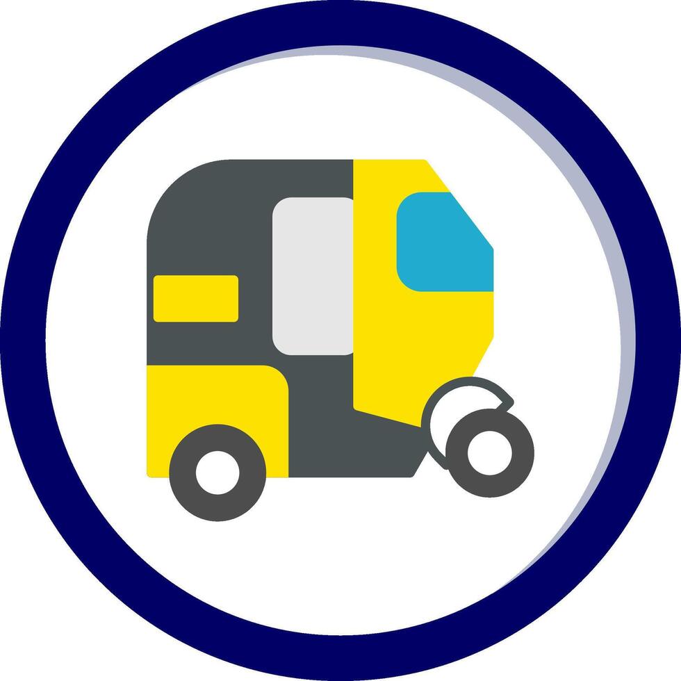 Tuk Tuk Vektor Symbol