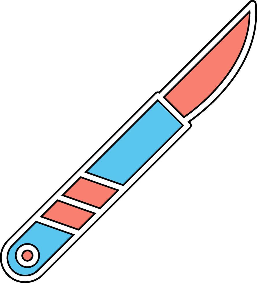 chirurgisch Messer Vektor Symbol