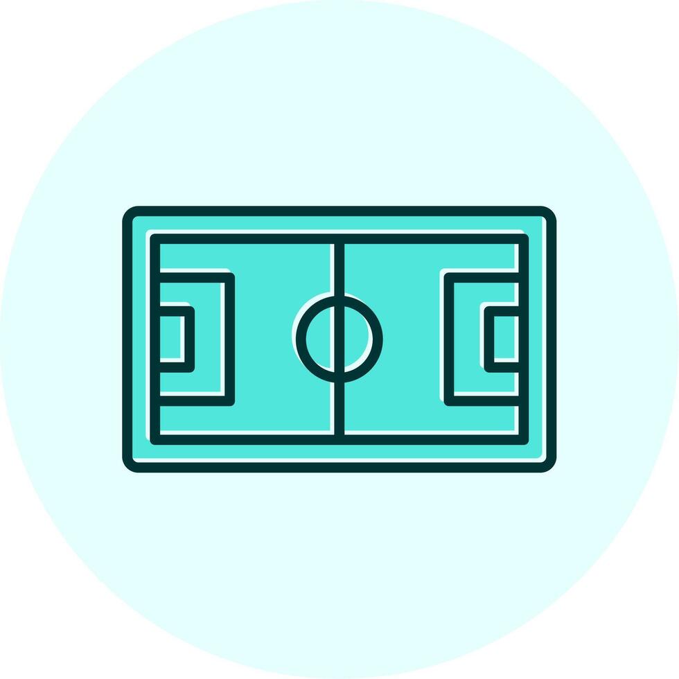 Fußball Tonhöhe Vektor Symbol