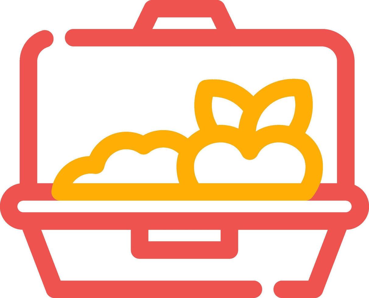 Lunchbox kreatives Icon-Design vektor