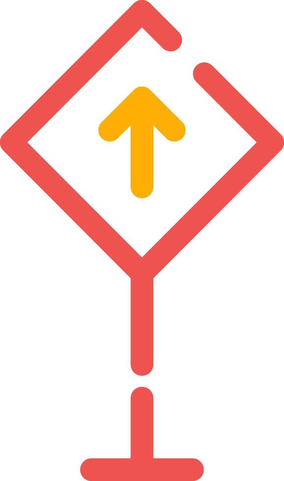 Straßenschild kreatives Icon-Design vektor