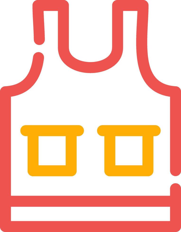 Tanktop kreatives Icon-Design vektor