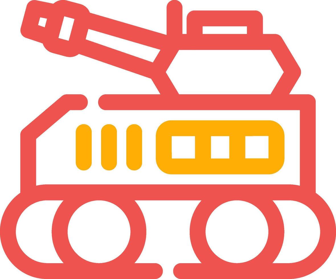 Tank kreatives Icon-Design vektor