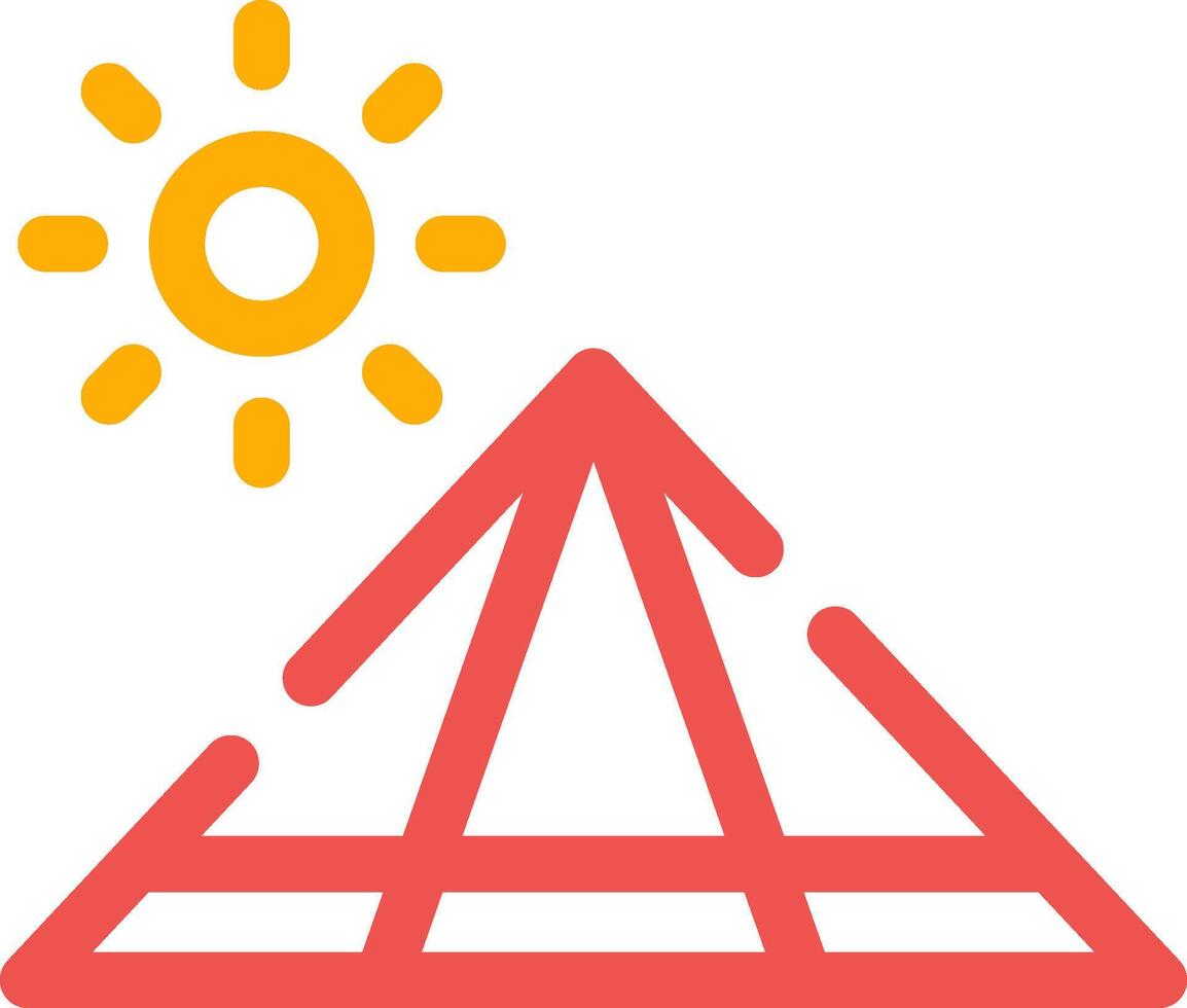 Pyramide kreatives Icon-Design vektor