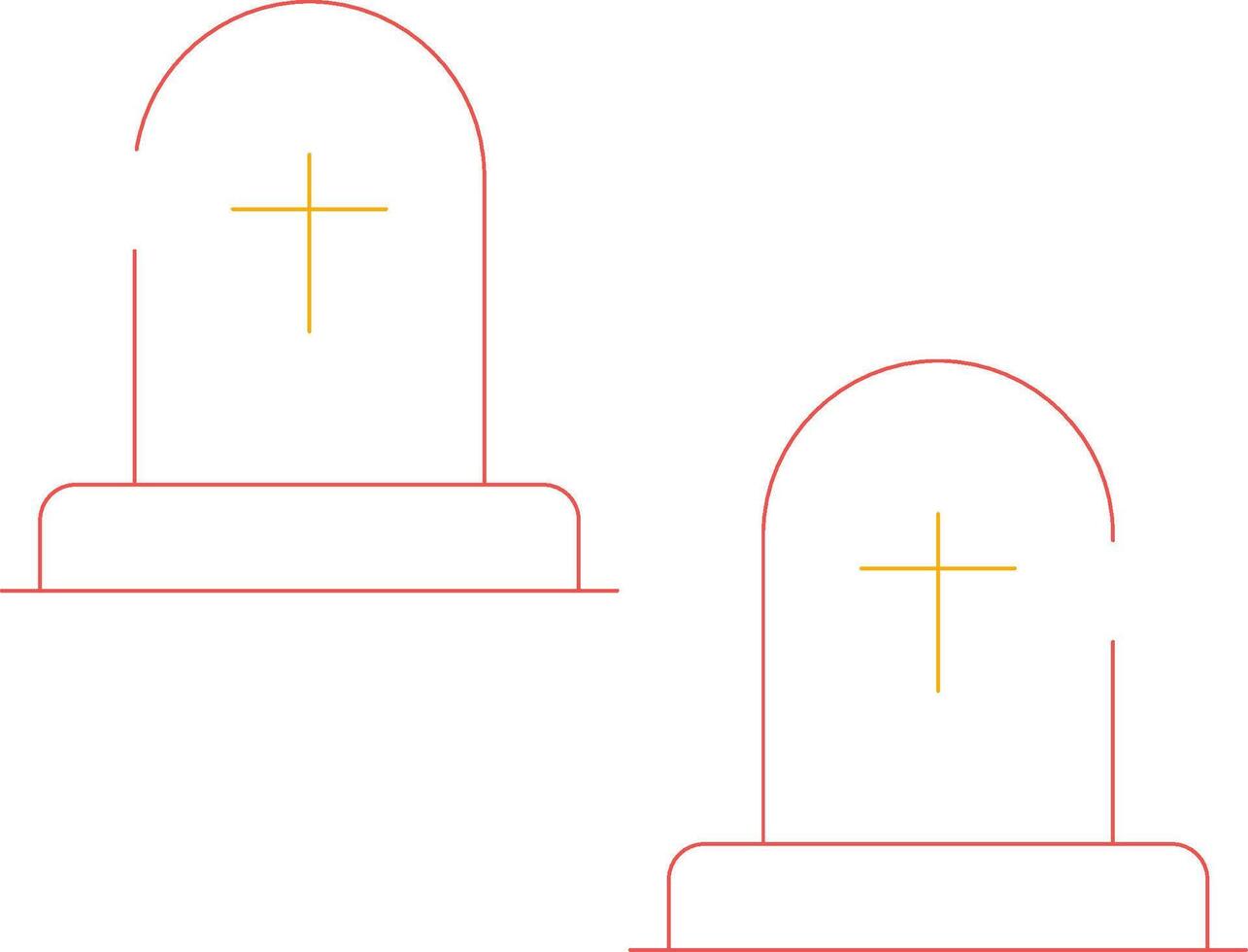 Friedhof kreativ Symbol Design vektor