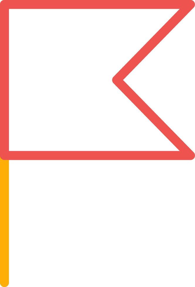 Flagge kreatives Icon-Design vektor