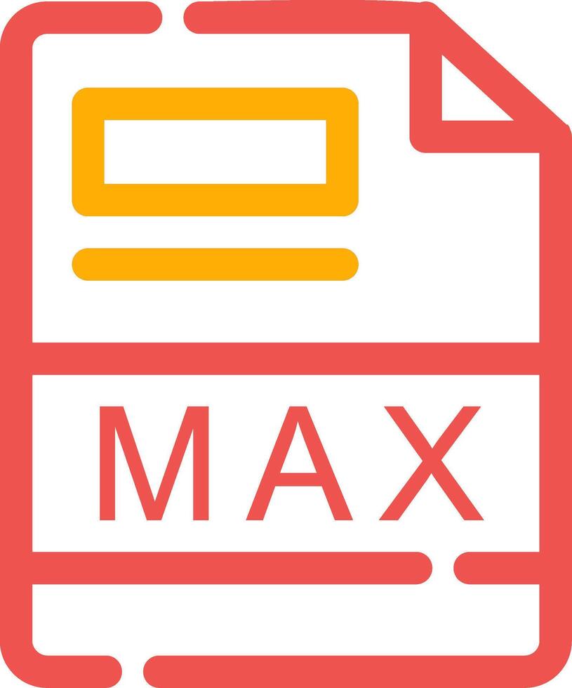 max kreativ Symbol Design vektor