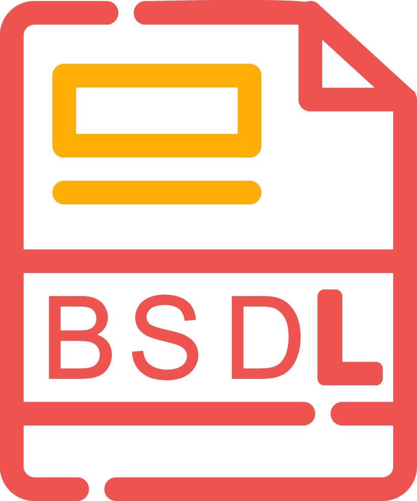 bsdl kreativ Symbol Design vektor