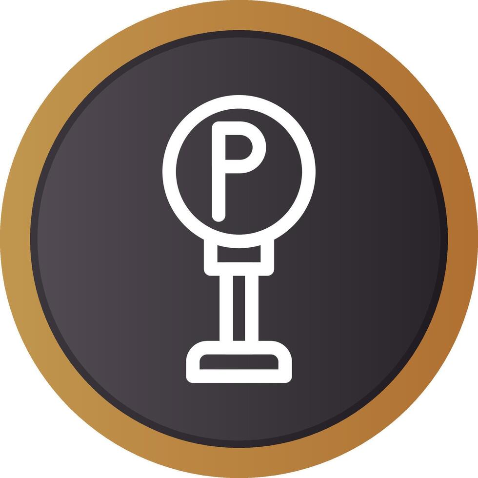 Parkschild kreatives Icon-Design vektor