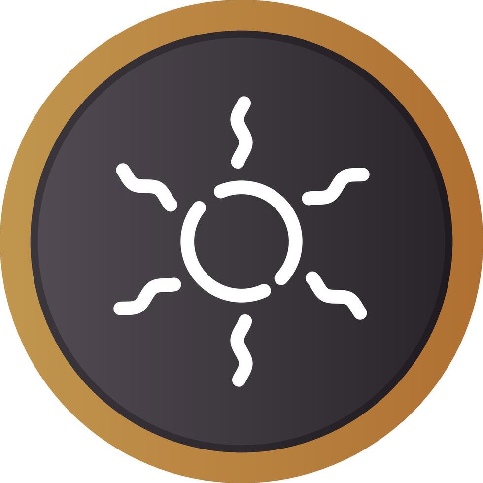 Sonne kreatives Icon-Design vektor