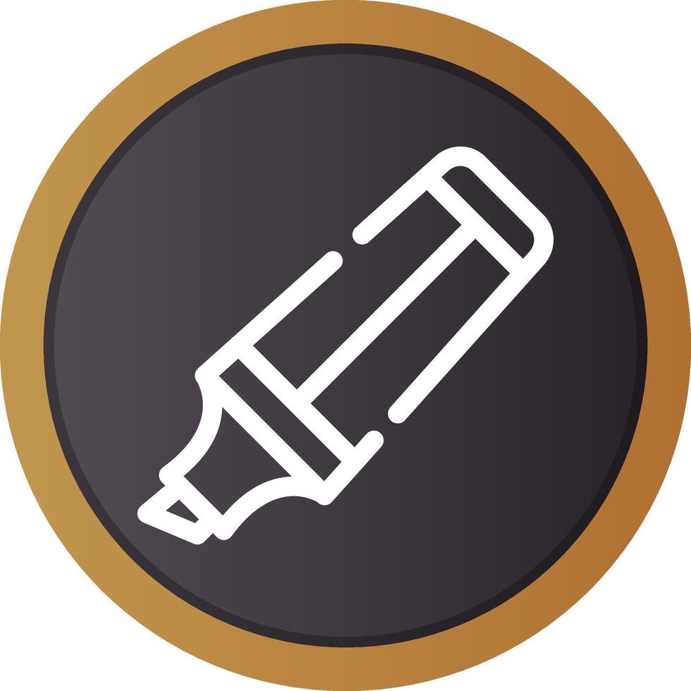 Textmarker kreatives Icon-Design vektor