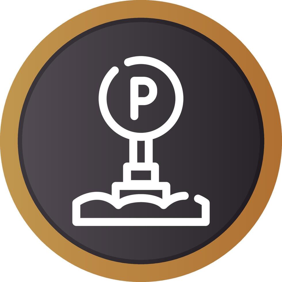 Parkschild kreatives Icon-Design vektor