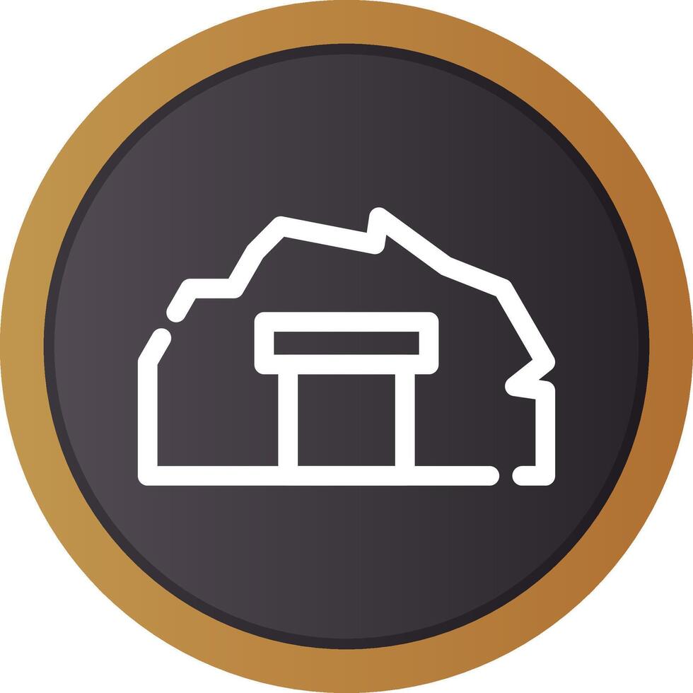 Goldmine kreatives Icon-Design vektor